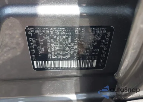 2025 Nissan Rogue Sv Intelligent Awd z USA, uszkodzony, nr VIN JN8BT3BB6SW416882